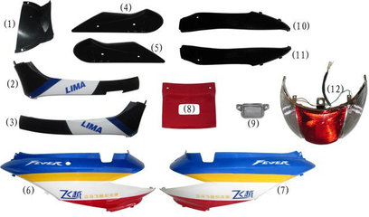 立馬電動車燈具、塑件及配件全面解析